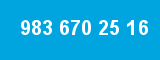 983 670 25 16 983 670 25 16